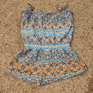Colorful Patterned Romper